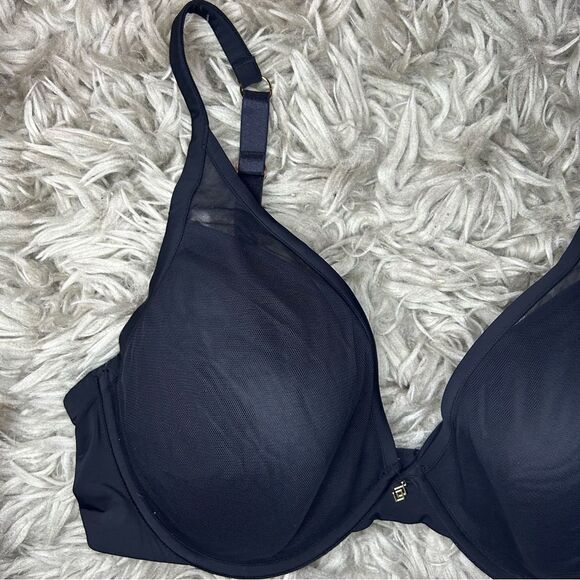 Thirdlove 24/7 Classic Uplift Contour Plunge black bra size 38E - Picture 5 of 9